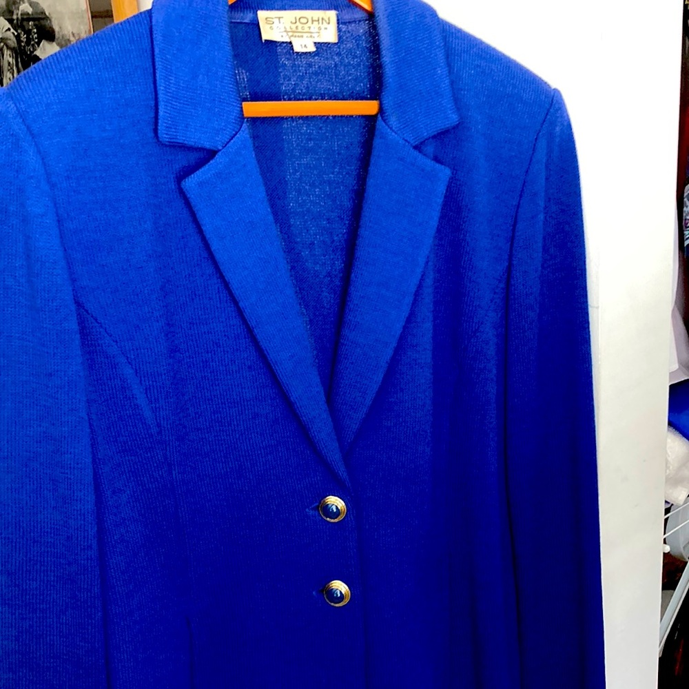 Royal blue jacket